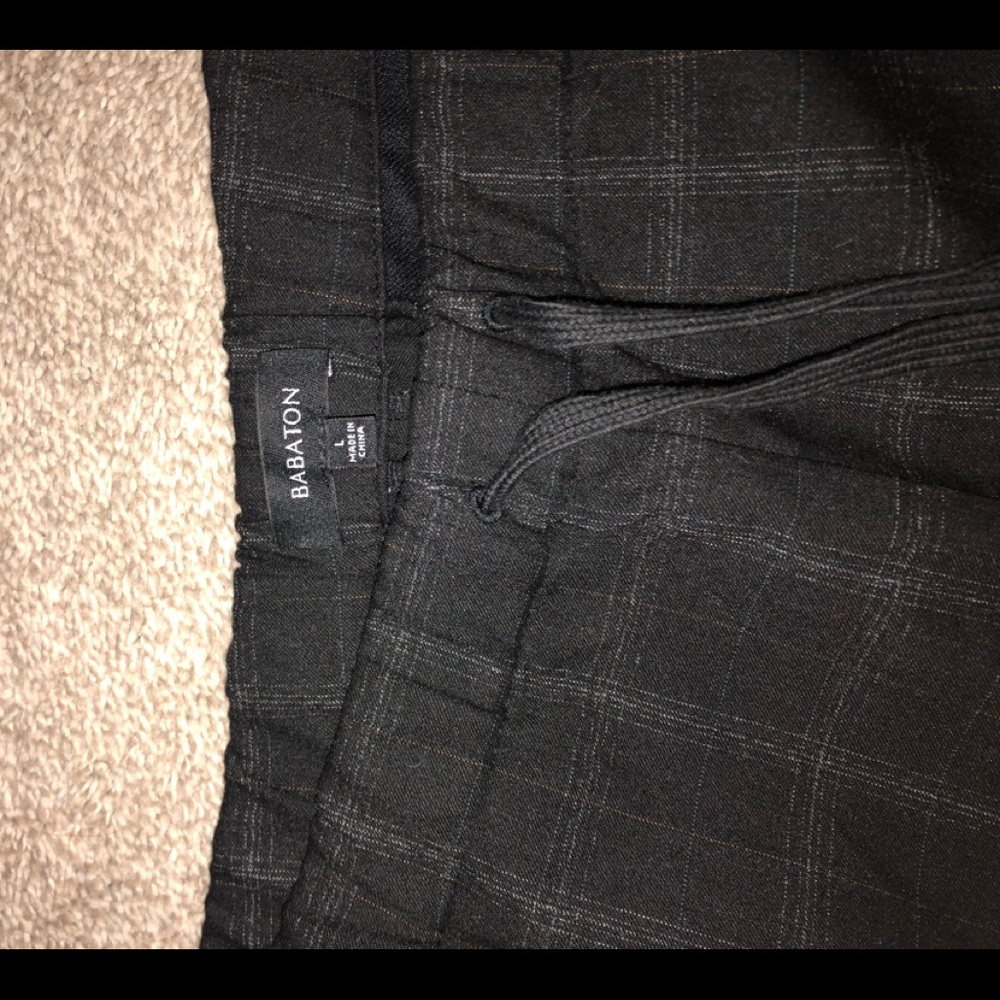 Babaton checkered pants